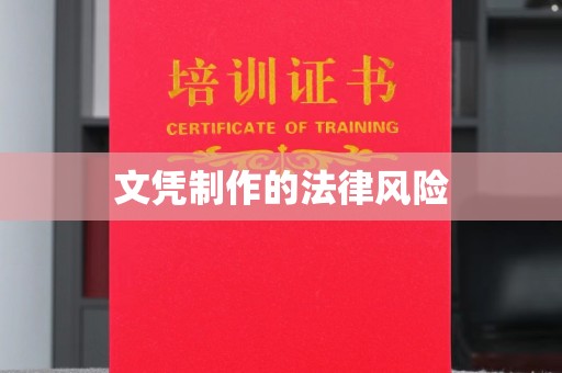浠水文凭制作的法律风险