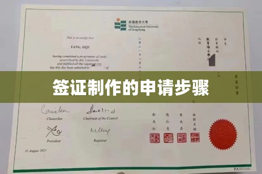 浠水签证制作的申请步骤