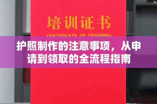 浠水护照制作的注意事项，从申请到领取的全流程指南