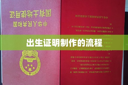 浠水出生证明制作的流程