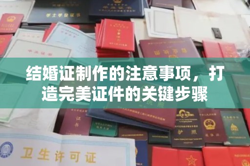 浠水结婚证制作的注意事项，打造完美证件的关键步骤