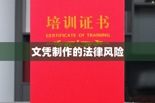 浠水文凭制作的法律风险