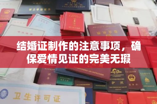 浠水结婚证制作的注意事项，确保爱情见证的完美无瑕