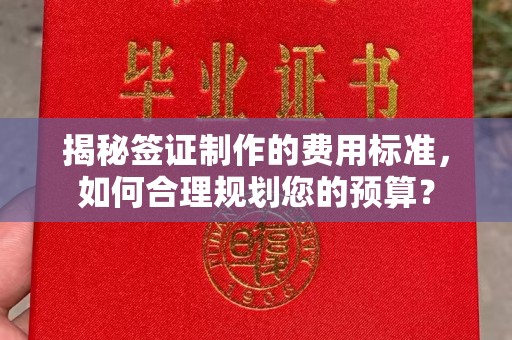 浠水揭秘签证制作的费用标准，如何合理规划您的预算？