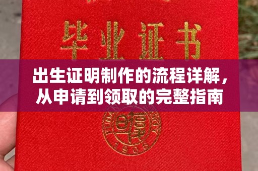 浠水出生证明制作的流程详解，从申请到领取的完整指南