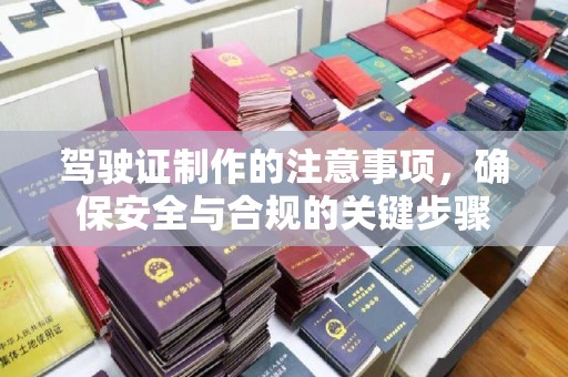 浠水驾驶证制作的注意事项，确保安全与合规的关键步骤