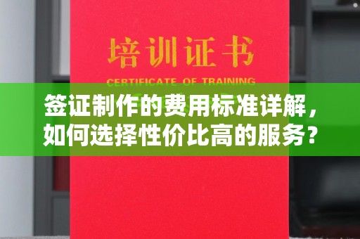 浠水签证制作的费用标准详解，如何选择性价比高的服务？