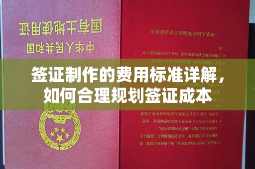 浠水签证制作的费用标准详解，如何合理规划签证成本